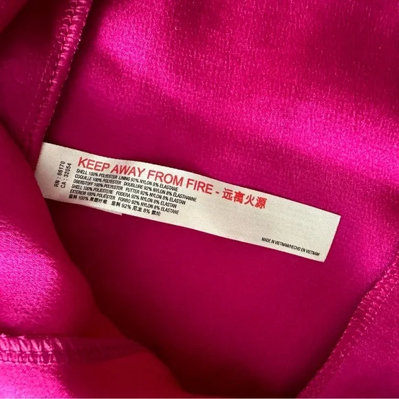 FREE PEOPLE Intimately Toss it On Strapless Tube Top Hot Pink  XS - Picture 5 of 7